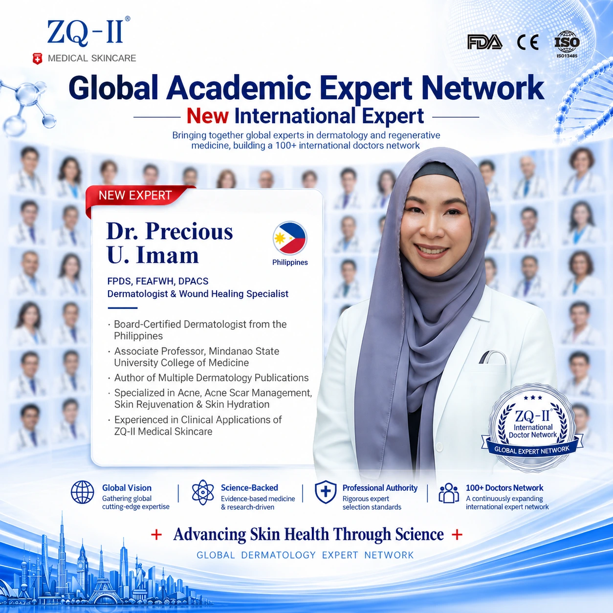 ZQ-II Resmi nampi Dr. Precious U. Imam ing Jaringan Ahli Akademik Global ZQ-II
